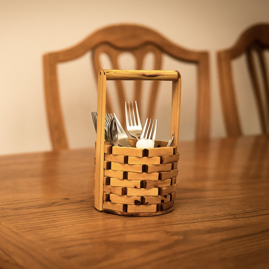 Bamboo Cutlery Nook